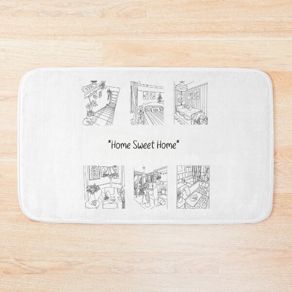 Item preview, Home sweet home sticker sheets designed and sold by Hephzibahlove.