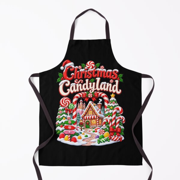 Item preview, Christmas Candyland Candy Cane Village designed and sold by SquatchPrintsCo.