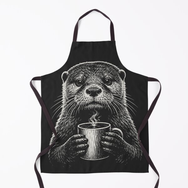 Item preview, Otter Drinking Coffee Cut Mammal Caffeine Addict designed and sold by Y-Vibes.