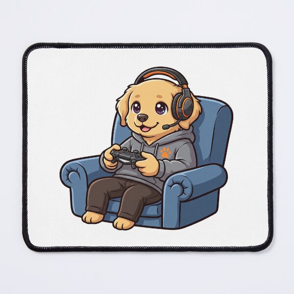 Item preview, Cozy Gamer Dog designed and sold by VFXguy.