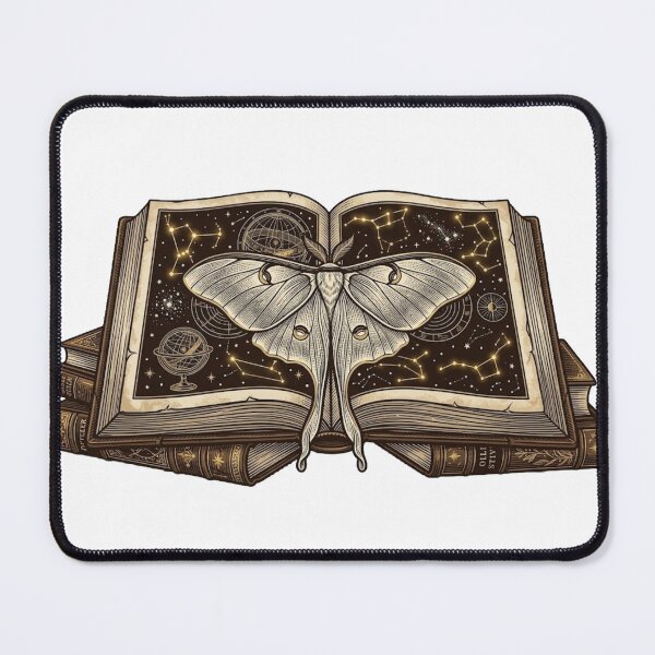 Item preview, Moon Moth and Astronomy - Dark Academia designed and sold by conamor-bymel.