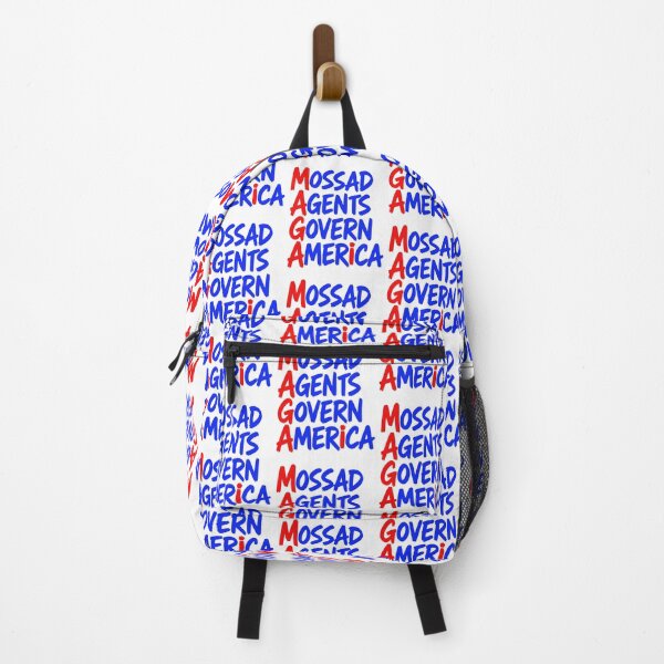 Item preview, Mossad Agents Govern America MAGA Political Warning designed and sold by EthosWear.