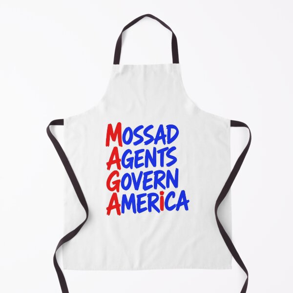 Item preview, Mossad Agents Govern America MAGA Political Warning designed and sold by EthosWear.