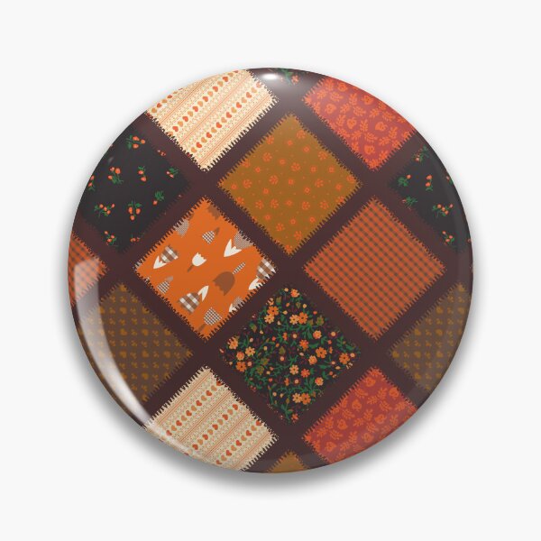 Item preview, Autumnal Cottagecore Ruffled Lattice Plaid Patchwork designed and sold by YesterdayColl.