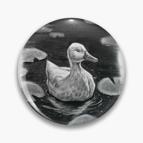 Item preview, Duck mallard in a pond designed and sold by PoddighiArt.