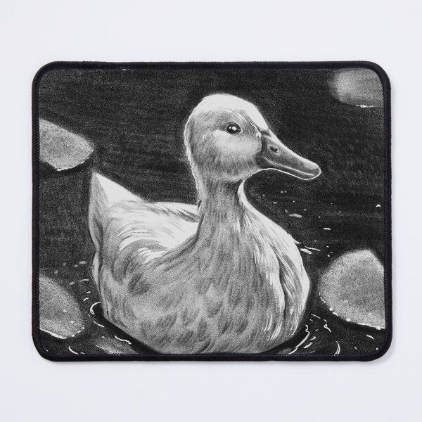 Item preview, Duck mallard in a pond designed and sold by PoddighiArt.