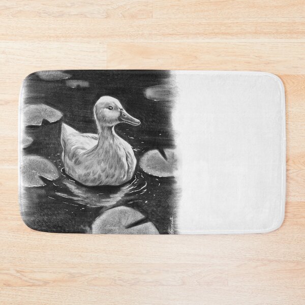 Item preview, Duck mallard in a pond designed and sold by PoddighiArt.