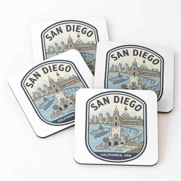 Item preview, San Diego California Vintage Travel Badge designed and sold by k3rstman1.