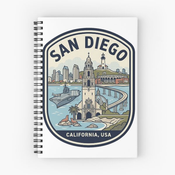 Item preview, San Diego California Vintage Travel Badge designed and sold by k3rstman1.
