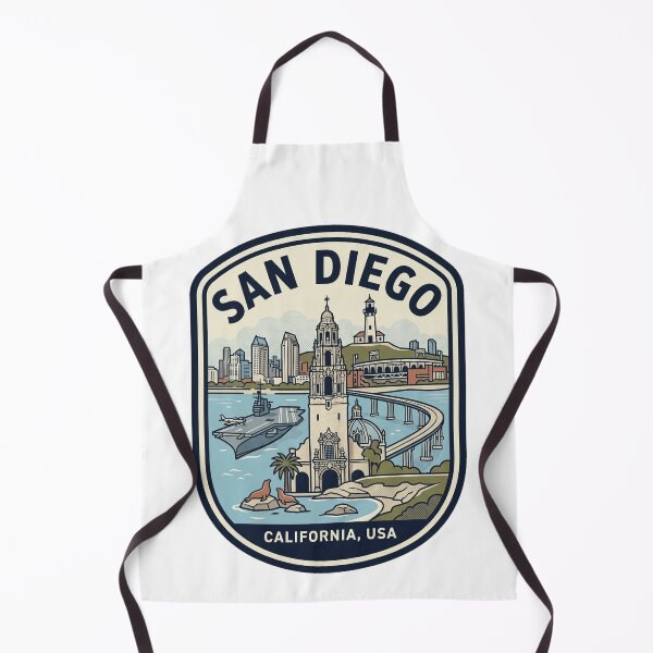 Item preview, San Diego California Vintage Travel Badge designed and sold by k3rstman1.