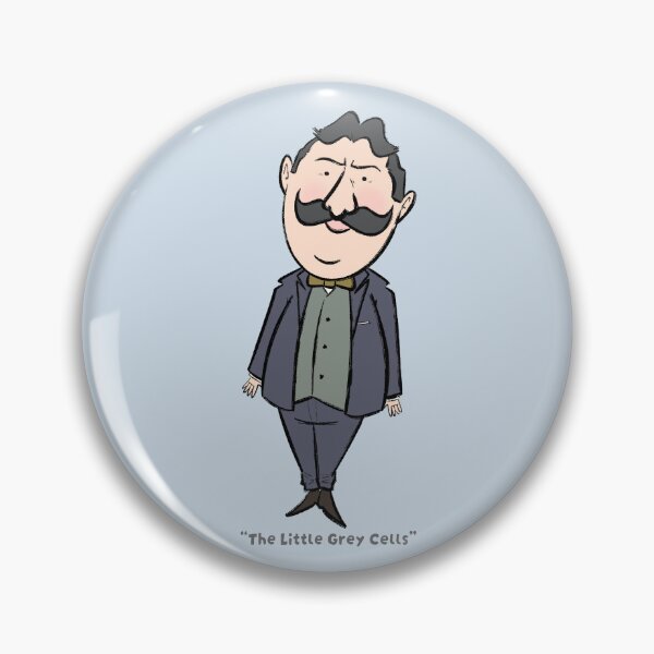 Aperçu de l'œuvre Les petites cellules grises d'Hercule Poirot créée et vendue par Stippledoo.