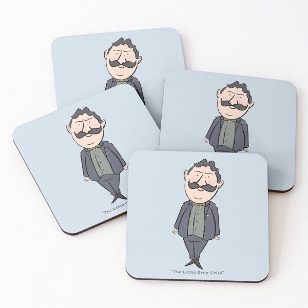 Item preview, Hercule Poirot’s Little Grey Cells designed and sold by Stippledoo.