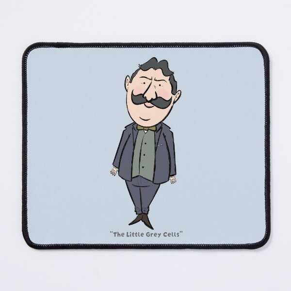 Item preview, Hercule Poirot’s Little Grey Cells designed and sold by Stippledoo.