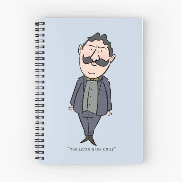 Item preview, Hercule Poirot’s Little Grey Cells designed and sold by Stippledoo.