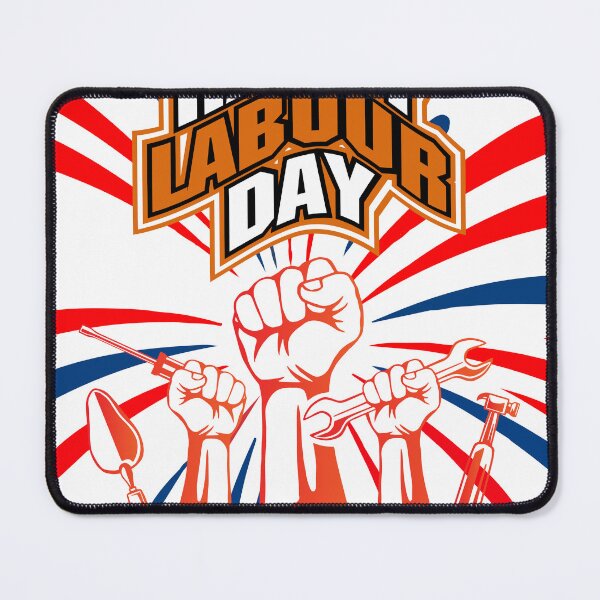 Item preview, Happy Labour Day International Workers Day Clenched Fist and Tools designed and sold by V8Green.