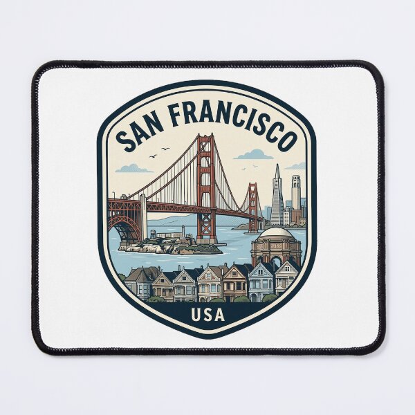 Item preview, Vintage San Francisco Golden Gate Bridge Travel Badge designed and sold by k3rstman1.