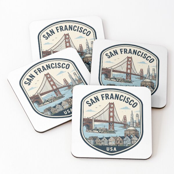 Item preview, Vintage San Francisco Golden Gate Bridge Travel Badge designed and sold by k3rstman1.