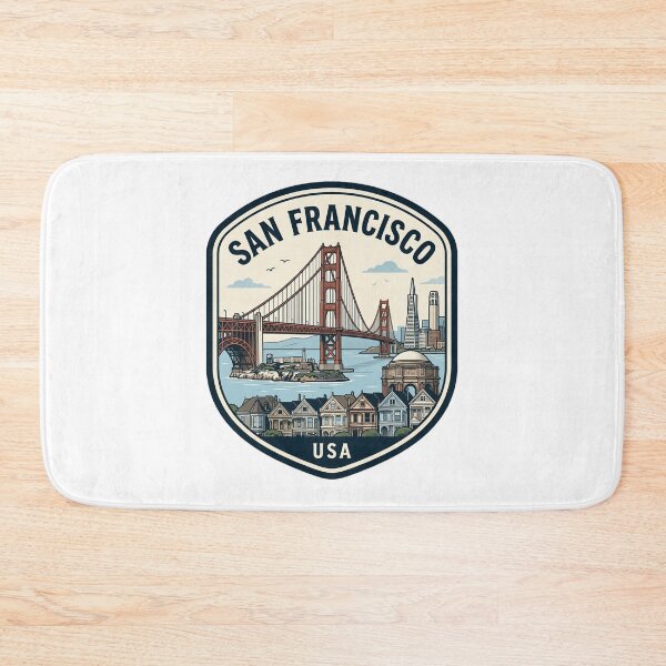 Item preview, Vintage San Francisco Golden Gate Bridge Travel Badge designed and sold by k3rstman1.