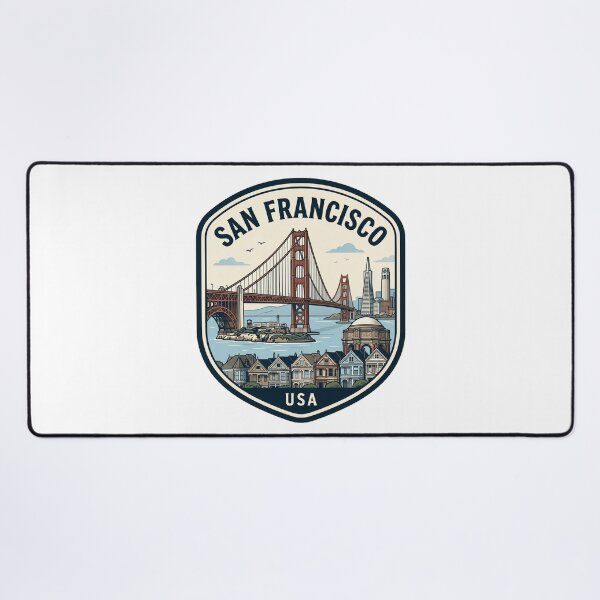 Item preview, Vintage San Francisco Golden Gate Bridge Travel Badge designed and sold by k3rstman1.