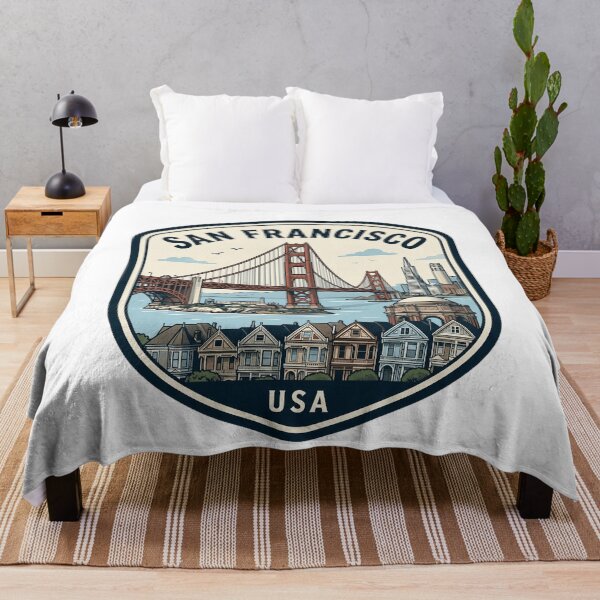 Item preview, Vintage San Francisco Golden Gate Bridge Travel Badge designed and sold by k3rstman1.