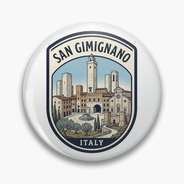 Item preview, San Gimignano Italy Vintage Medieval Towers Travel designed and sold by k3rstman1.