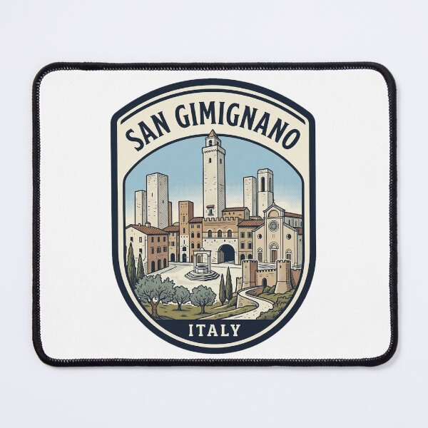 Item preview, San Gimignano Italy Vintage Medieval Towers Travel designed and sold by k3rstman1.