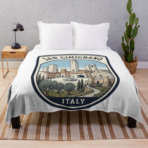 Item preview, San Gimignano Italy Vintage Medieval Towers Travel designed and sold by k3rstman1.