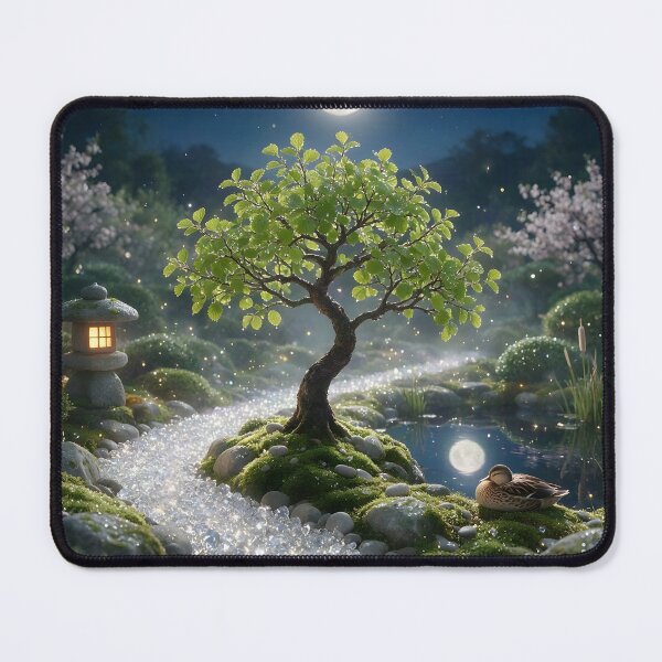 Item preview, April Diamond Zen Garden – Duck Moon Crystal Art designed and sold by Roanemermaid.