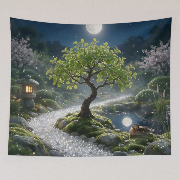 Item preview, April Diamond Zen Garden – Duck Moon Crystal Art designed and sold by Roanemermaid.
