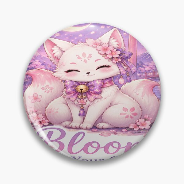 Item preview, Bloom in Your Own Magic – Kawaii Sakura Kitsune Japanese Fantasy designed and sold by Moonlight Studio.