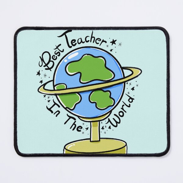 Item preview, Best Teacher In The World designed and sold by KaleyKartoons.