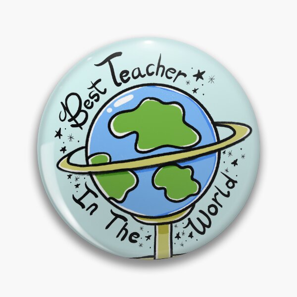 Item preview, Best Teacher In The World  designed and sold by KaleyKartoons.
