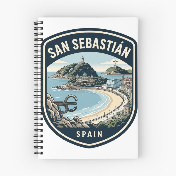 Item preview, San Sebastian Spain Vintage Travel Badge designed and sold by k3rstman1.
