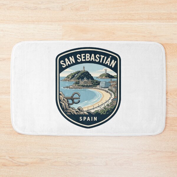 Item preview, San Sebastian Spain Vintage Travel Badge designed and sold by k3rstman1.