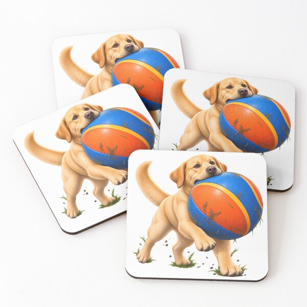 Item preview, Oversized Ball Labrador – Funny Happy Dog Lover designed and sold by builtforyou.