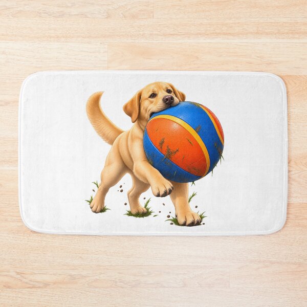 Item preview, Oversized Ball Labrador – Funny Happy Dog Lover designed and sold by builtforyou.