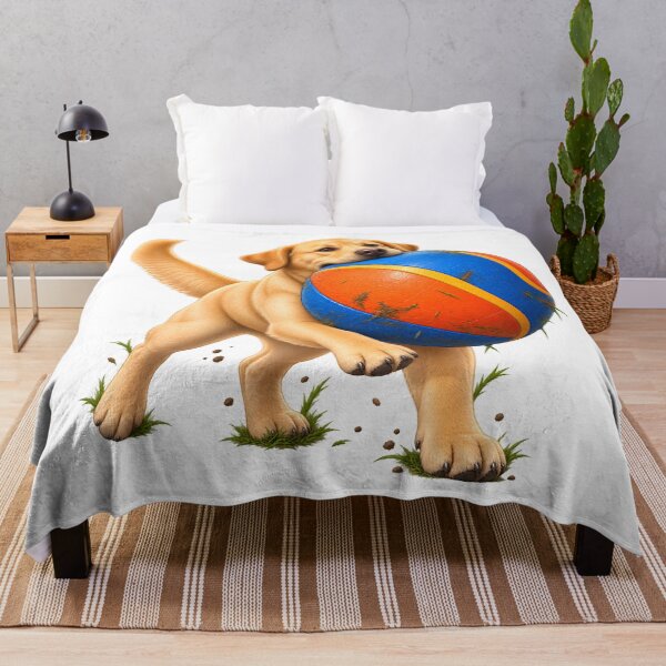 Item preview, Oversized Ball Labrador – Funny Happy Dog Lover designed and sold by builtforyou.