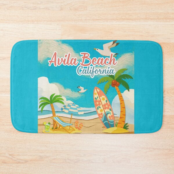 Item preview, Avila Beach California Retro Coastal Travel Souvenir Art designed and sold by DonnaRaine.