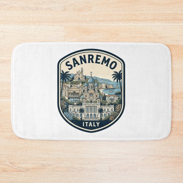 Item preview, Sanremo Italy Retro Travel Emblem designed and sold by k3rstman1.