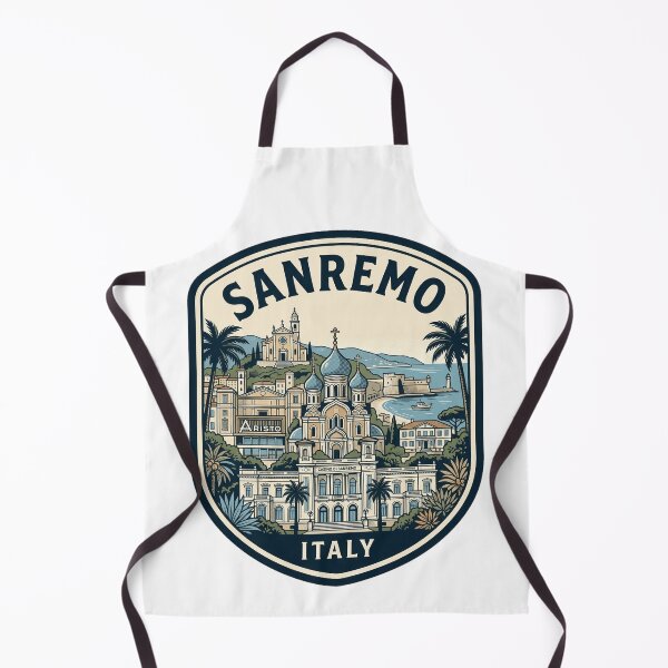 Artikelvorschau, Retro-Reiseemblem Sanremo Italien entworfen und verkauft von k3rstman1.