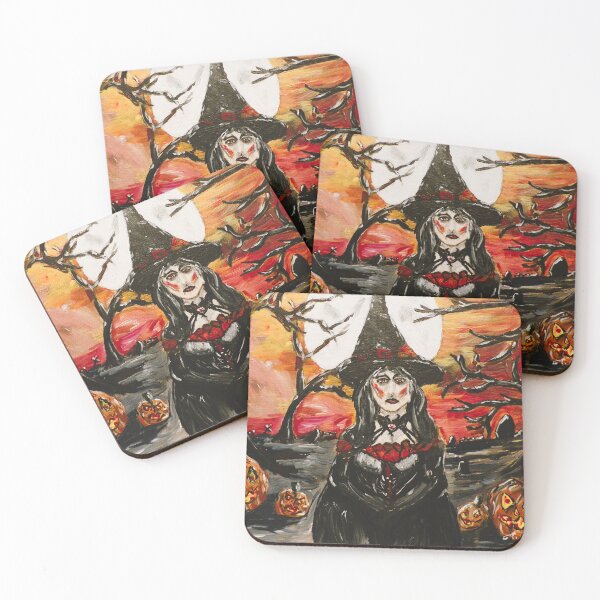 Item preview, Halloween Witch designed and sold by SquaresArt.