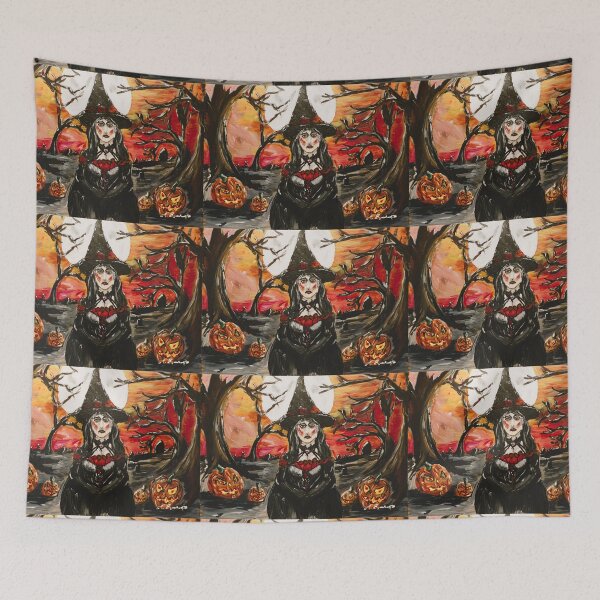 Item preview, Halloween Witch designed and sold by SquaresArt.