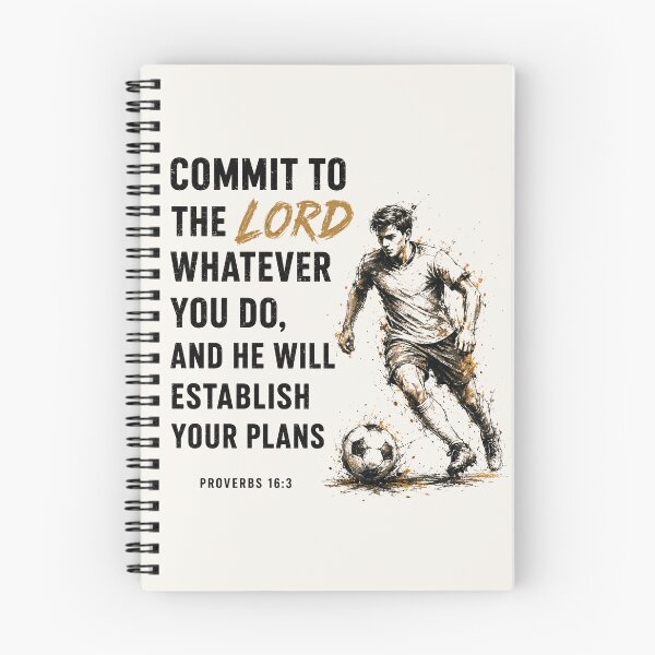 Item preview, Commit to the Lord Christian Soccer designed and sold by ColinaDesignsStudio.