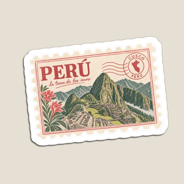 Item preview, Peru Machu Picchu Stamp designed and sold by PostcardPress.