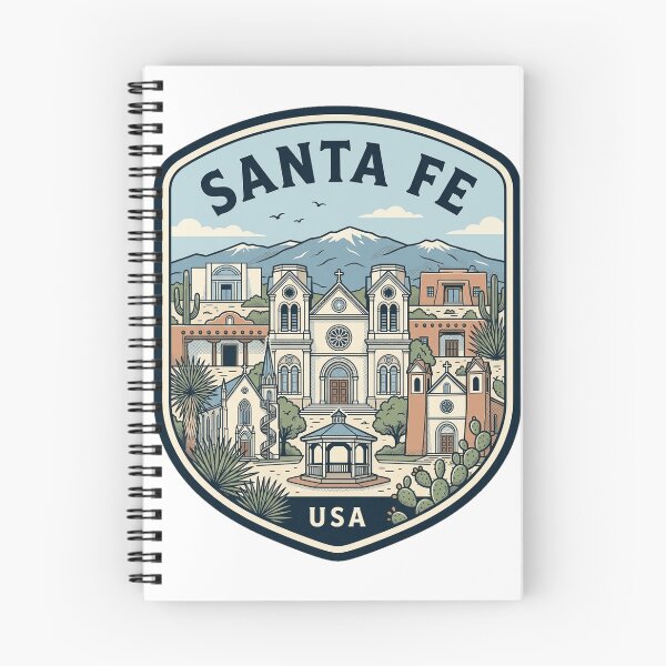 Item preview, Santa Fe New Mexico Retro Travel Emblem designed and sold by k3rstman1.