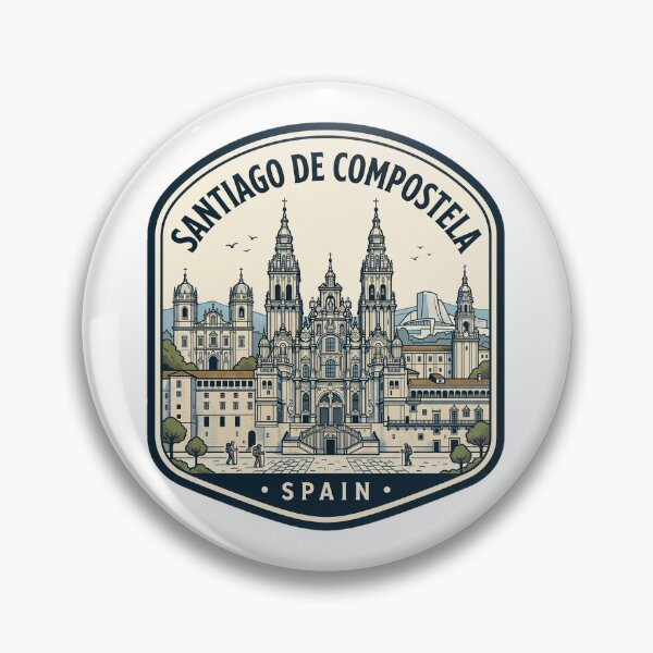 Item preview, Santiago de Compostela Spain Camino Pilgrim Badge designed and sold by k3rstman1.