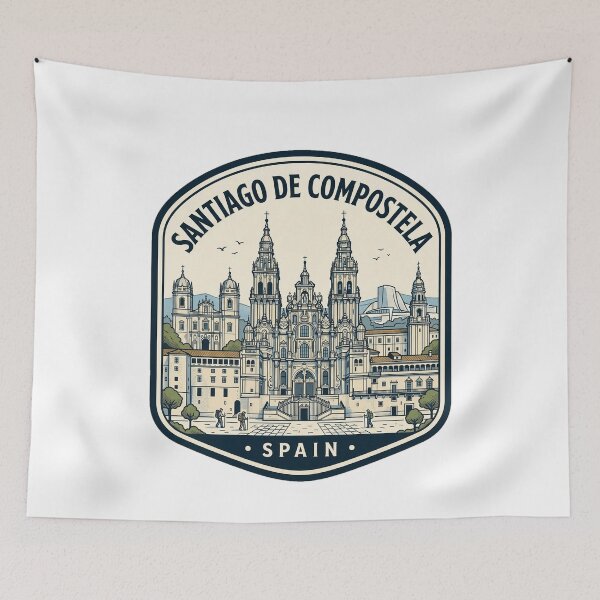 Item preview, Santiago de Compostela Spain Camino Pilgrim Badge designed and sold by k3rstman1.