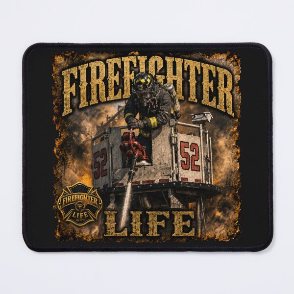 Item preview, Firefighter Life Tower Ladder 52 designed and sold by Sky Diamond Designs.
