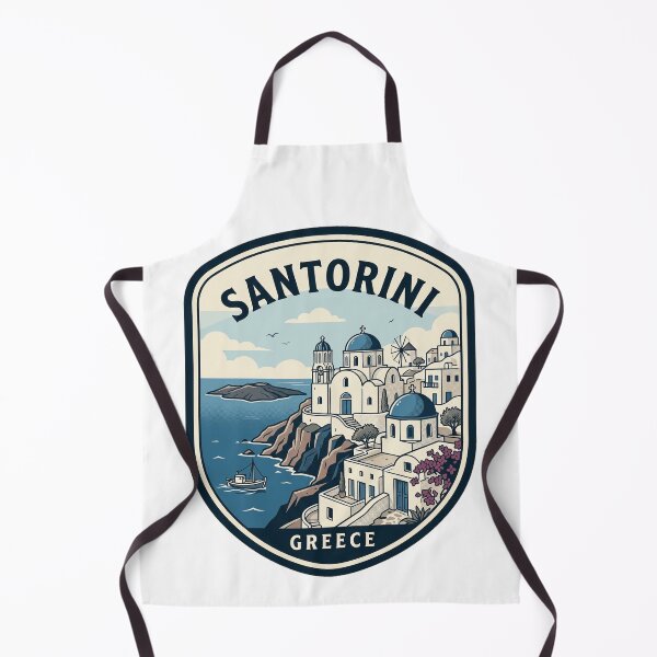 Item preview, Santorini Greece Vintage Travel Badge designed and sold by k3rstman1.