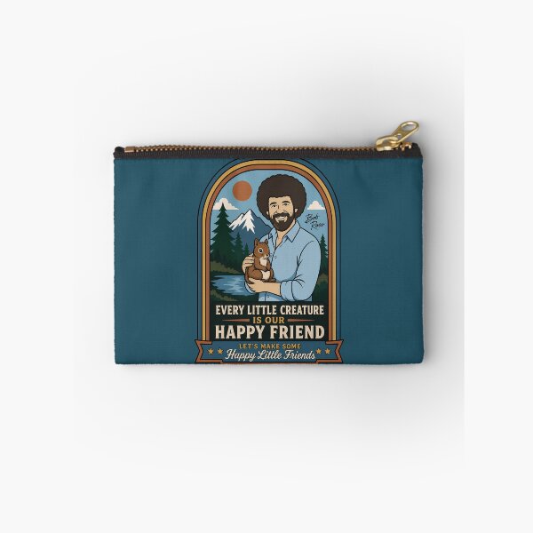 Item preview, Bob Ross Squirrel Happy Little Friend Nature Art designed and sold by karamram.